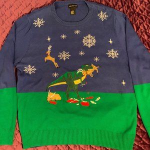 T-Rex Ugly Christmas Sweater